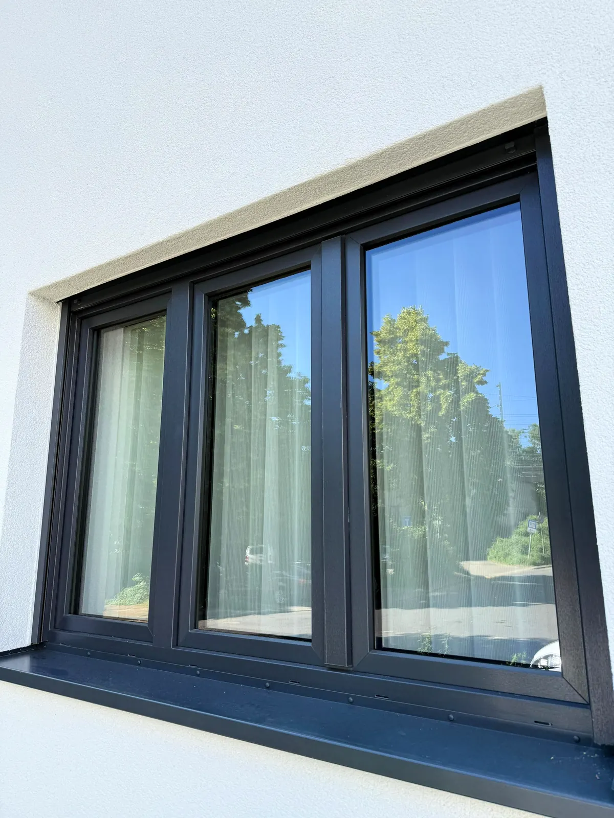 Fenster in Anthrazit